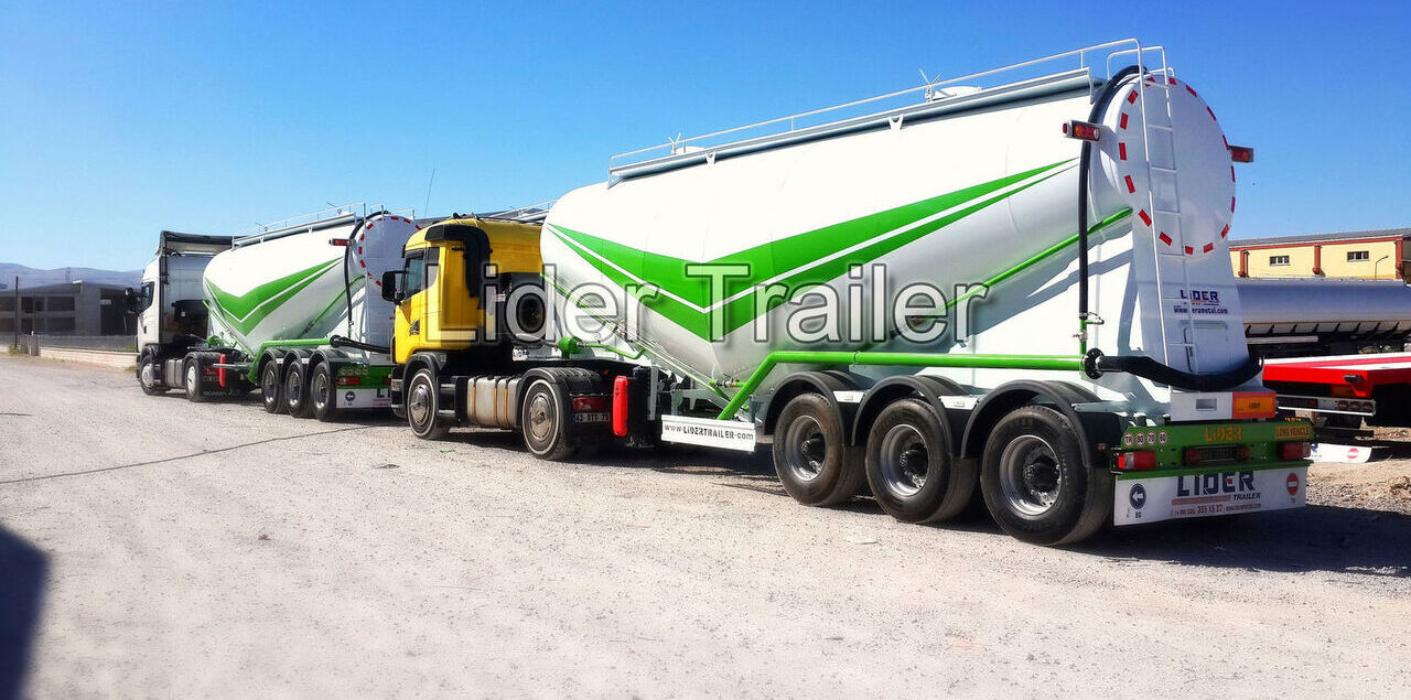 Semi-remorque citerne pour transport de ciment neuf LIDER 2024 NEW 80 TONS CAPACITY FROM MANUFACTURER READY IN STOCK: photos 9