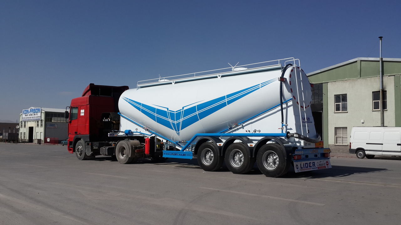 Semi-remorque citerne pour transport de ciment neuf LIDER 2025  MODEL NEW CEMENT TANKER: photos 9