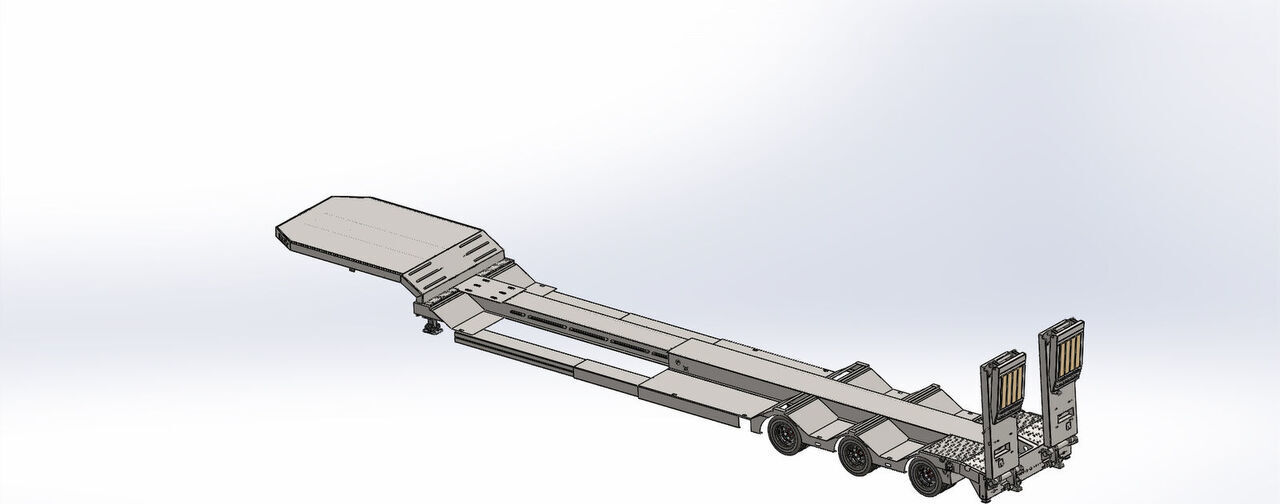 Semi-remorque surbaissé neuf LIDER 2025 YEAR NEW LOWBED TRAILER FOR SALE (MANUFACTURER COMPANY): photos 6