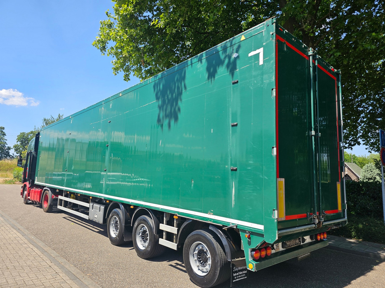 Knapen K200 With Steering Axle - Semi-remorque à fond mouvant: photos 2 Knapen K200 With Steering Axle - Semi-remorque à fond mouvant: photos 2