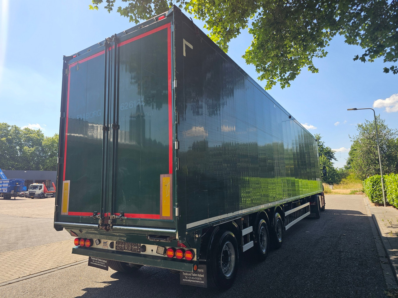 Knapen K200 With Steering Axle - Semi-remorque à fond mouvant: photos 4 Knapen K200 With Steering Axle - Semi-remorque à fond mouvant: photos 4