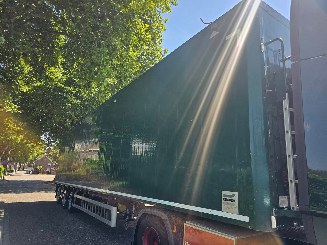 Knapen K200 With Steering Axle - Semi-remorque à fond mouvant: photos 3 Knapen K200 With Steering Axle - Semi-remorque à fond mouvant: photos 3