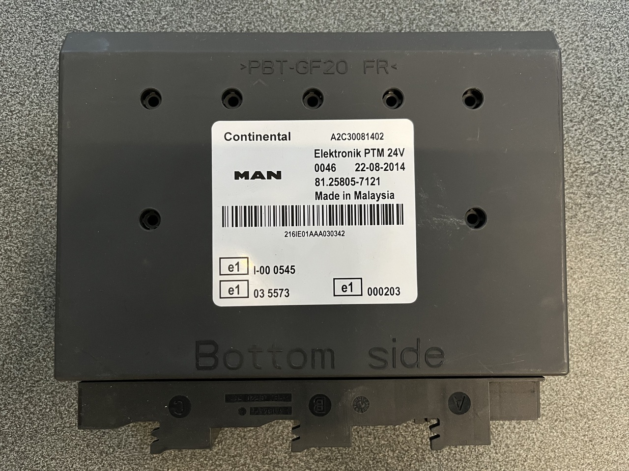 ELEKTRONIK PTM MAN TGX (MANUAL GEARBOX) - Bloc de gestion pour Camion: photos 1 ELEKTRONIK PTM MAN TGX (MANUAL GEARBOX) - Bloc de gestion pour Camion: photos 1