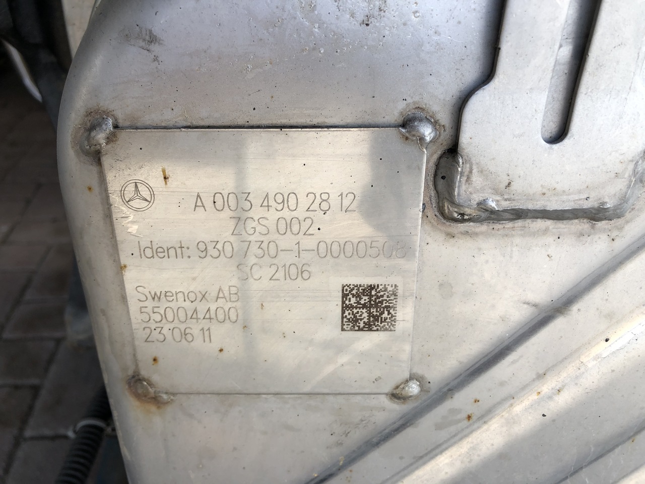 EXHAUST AFTERTREATMENT EURO6-EURO5 MERCEDES ACTROS MP4 - Collecteur d'échappement pour Camion: photos 3 EXHAUST AFTERTREATMENT EURO6-EURO5 MERCEDES ACTROS MP4 - Collecteur d'échappement pour Camion: photos 3