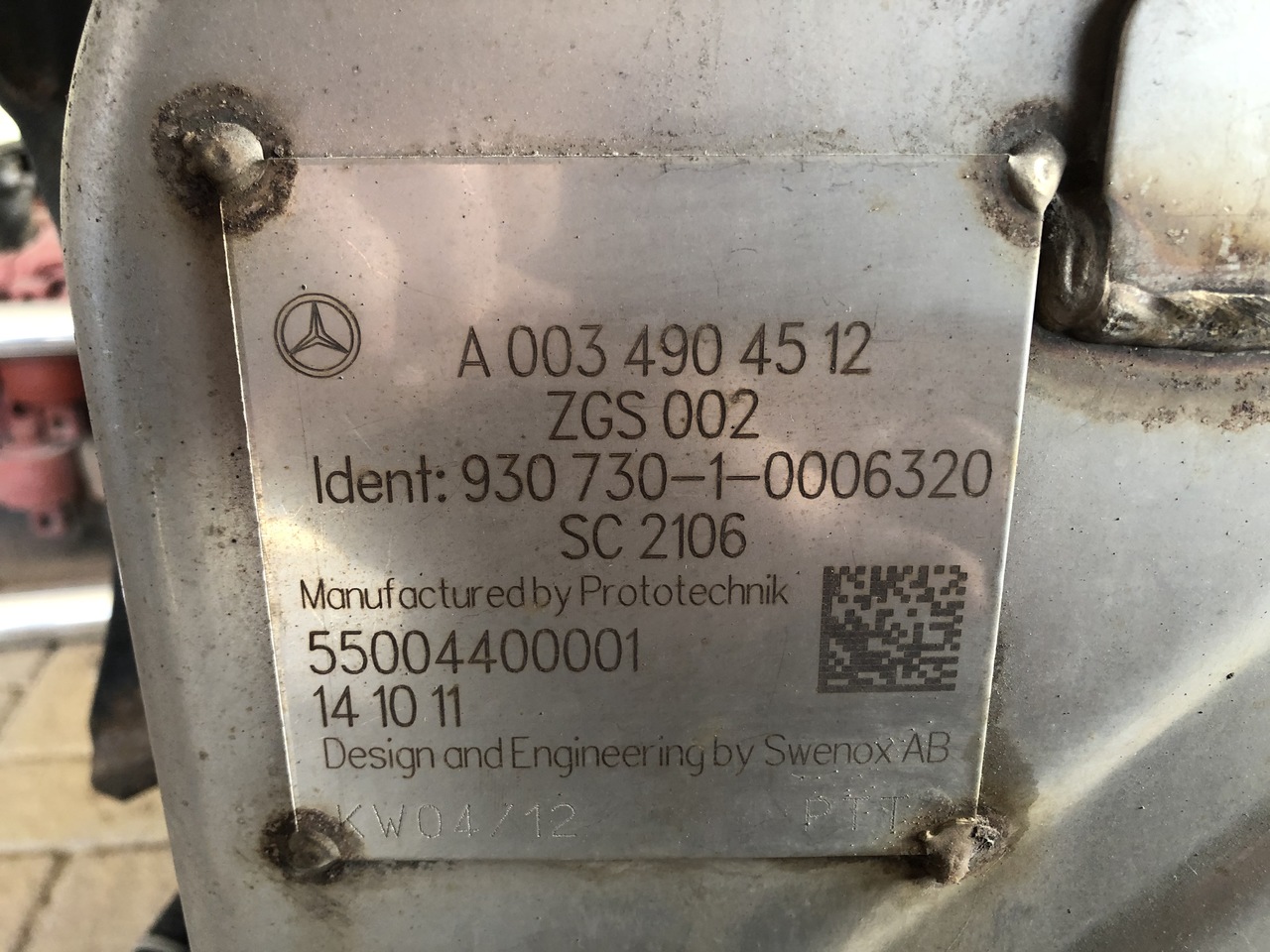 EXHAUST AFTERTREATMENT EURO6-EURO5 MERCEDES ACTROS MP4 - Collecteur d'échappement pour Camion: photos 4 EXHAUST AFTERTREATMENT EURO6-EURO5 MERCEDES ACTROS MP4 - Collecteur d'échappement pour Camion: photos 4