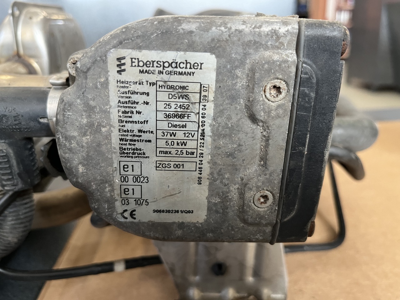 Chauffage/ Ventilation pour Véhicule utilitaire HOT AIR AUXILIARY HEATER EBERSPACHER SPRINTER: photos 6