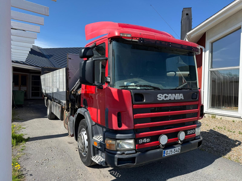 Scania P94D - Camion plateau, Camion grue: photos 3 Scania P94D - Camion plateau, Camion grue: photos 3