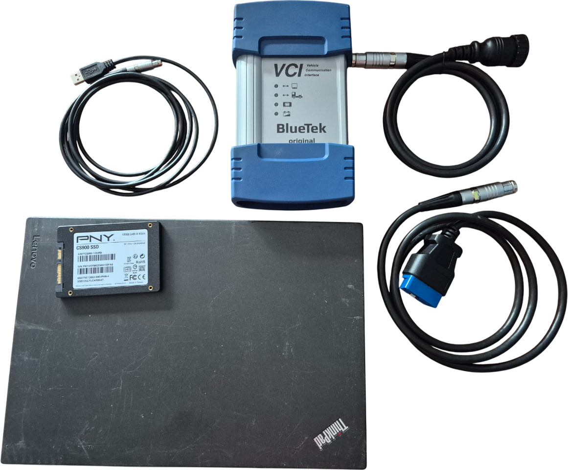 DAF DAVIE VCI 560 MUX 2016 MET ECU MOTOR EN ADBLUE + GEBRUIKTE LENOVO LAPTOP MET SOFTWARE - Système électrique pour Camion: photos 1 DAF DAVIE VCI 560 MUX 2016 MET ECU MOTOR EN ADBLUE + GEBRUIKTE LENOVO LAPTOP MET SOFTWARE - Système électrique pour Camion: photos 1