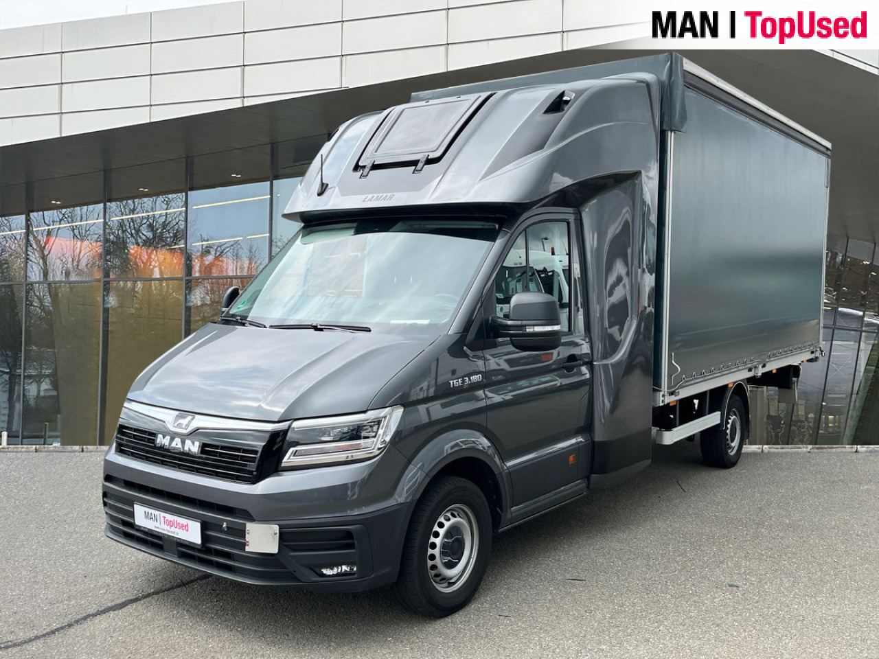 MAN TGE 3.180 4X2F SB - Fourgon plateau: photos 1 MAN TGE 3.180 4X2F SB - Fourgon plateau: photos 1