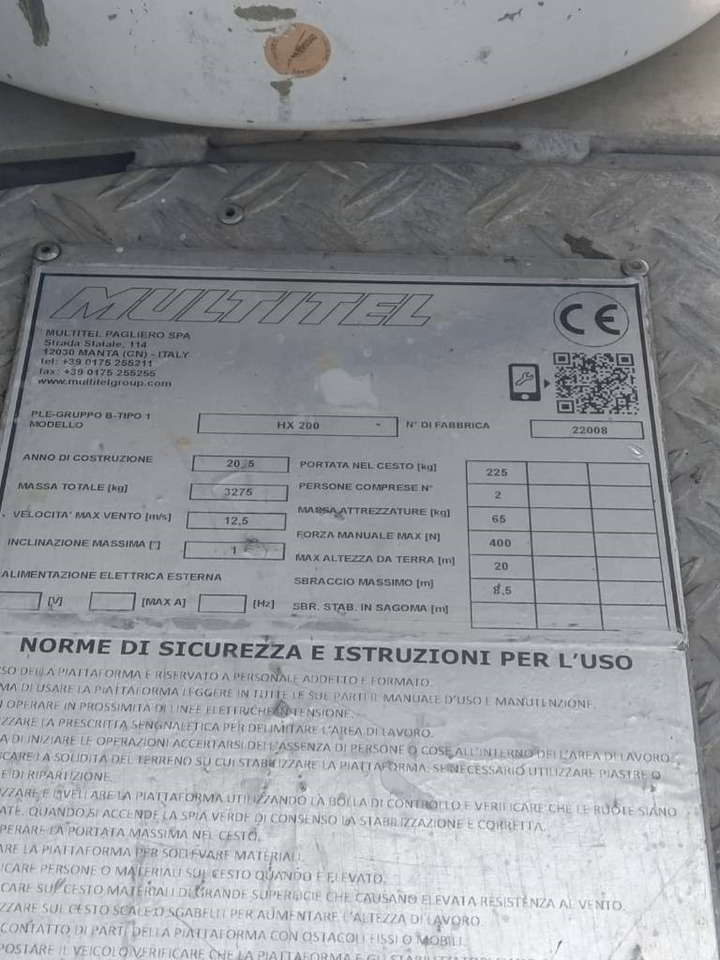 Multitel HX200 - Camion avec nacelle: photos 3 Multitel HX200 - Camion avec nacelle: photos 3