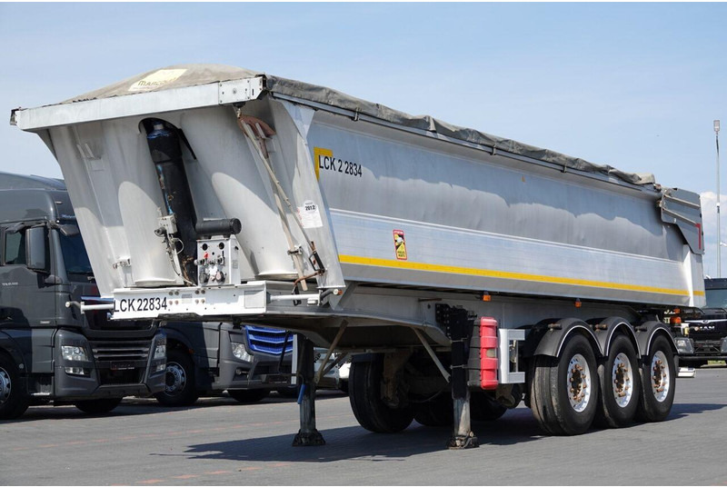 Benalu WYWROTKA 27 m3 / ALUMINIOWA / HYDRAULICZNA KLAPA / 2 OSIE PODNOS - Semi-remorque benne: photos 2 Benalu WYWROTKA 27 m3 / ALUMINIOWA / HYDRAULICZNA KLAPA / 2 OSIE PODNOS - Semi-remorque benne: photos 2