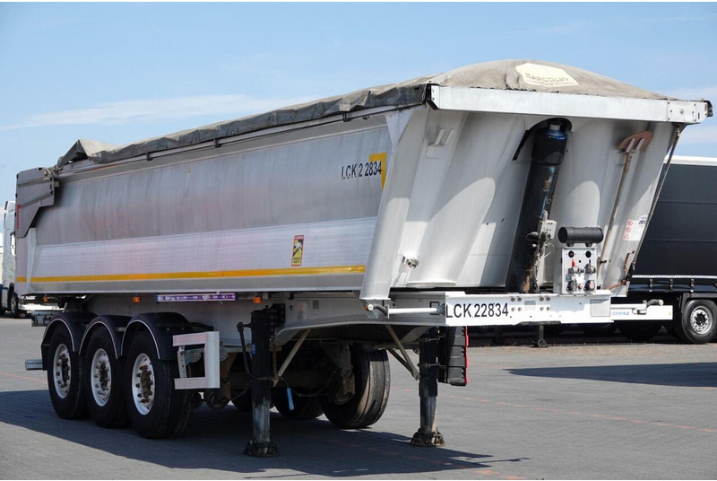 Benalu WYWROTKA 27 m3 / ALUMINIOWA / HYDRAULICZNA KLAPA / 2 OSIE PODNOS - Semi-remorque benne: photos 5 Benalu WYWROTKA 27 m3 / ALUMINIOWA / HYDRAULICZNA KLAPA / 2 OSIE PODNOS - Semi-remorque benne: photos 5