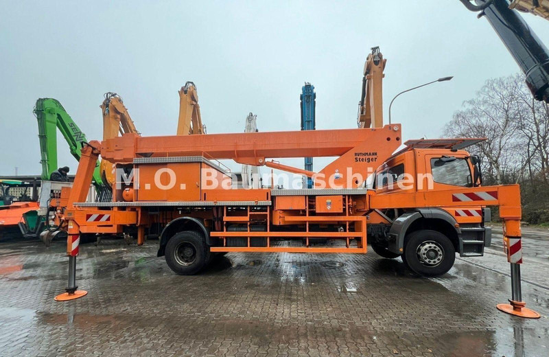 Camion, Camion grue Mercedes-Benz Atego 1928 Ruthmann T 435 45 m: photos 10