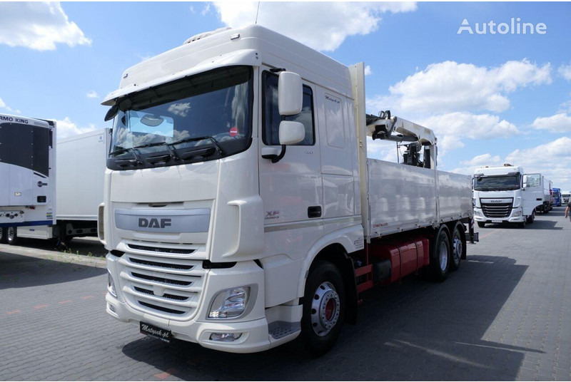 DAF XF 460 - Camion plateau, Camion grue: photos 1 DAF XF 460 - Camion plateau, Camion grue: photos 1