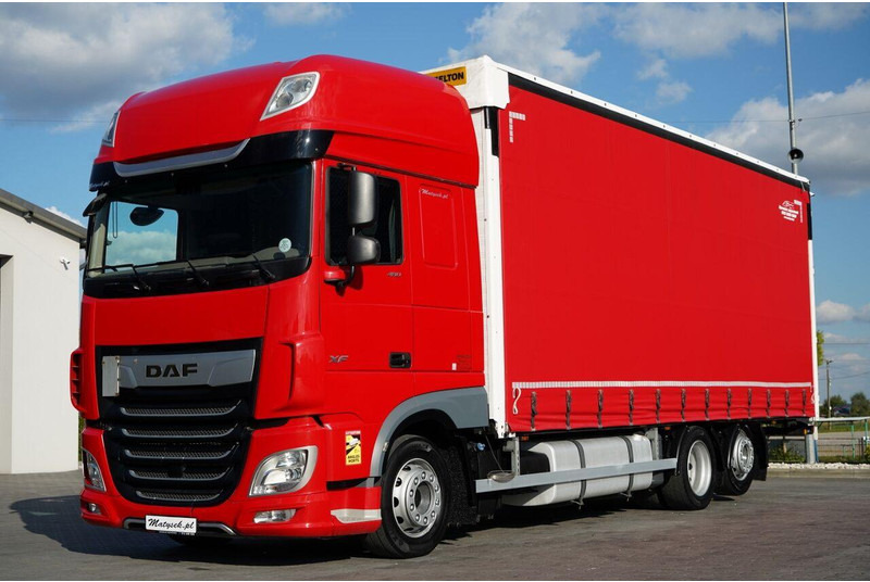 DAF XF 480 / SOLÓWKA / SSC / 6X2 / OŚ PODNOSZONA / WIELTON / PRZEJAZ - Camion à rideaux coulissants: photos 1 DAF XF 480 / SOLÓWKA / SSC / 6X2 / OŚ PODNOSZONA / WIELTON / PRZEJAZ - Camion à rideaux coulissants: photos 1