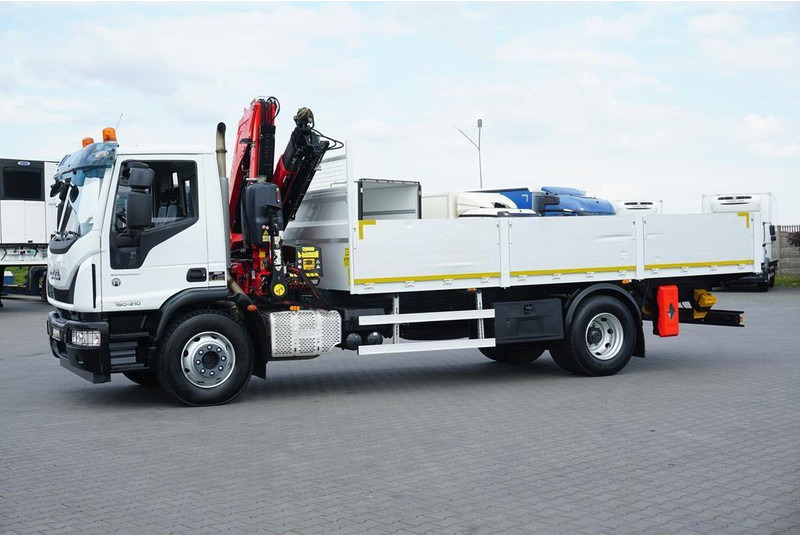 Iveco EUROCARGO / 160-21 / SKRZYNIOWY + HDS / FASSI F110 / ROTATOR / P - Fourgon plateau: photos 5 Iveco EUROCARGO / 160-21 / SKRZYNIOWY + HDS / FASSI F110 / ROTATOR / P - Fourgon plateau: photos 5