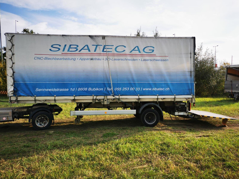 KRAPF BE Trailer Pritsche+Plane + LBW AHT1000 kg - - Semi-remorque rideaux coulissants: photos 4 KRAPF BE Trailer Pritsche+Plane + LBW AHT1000 kg - - Semi-remorque rideaux coulissants: photos 4
