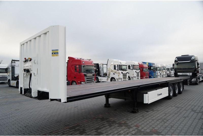 Krone / NACZEPA PLATFORMA / OŚ PODNOSZONA / KOSZ NA PALETY - Semi-remorque plateau: photos 3 Krone / NACZEPA PLATFORMA / OŚ PODNOSZONA / KOSZ NA PALETY - Semi-remorque plateau: photos 3