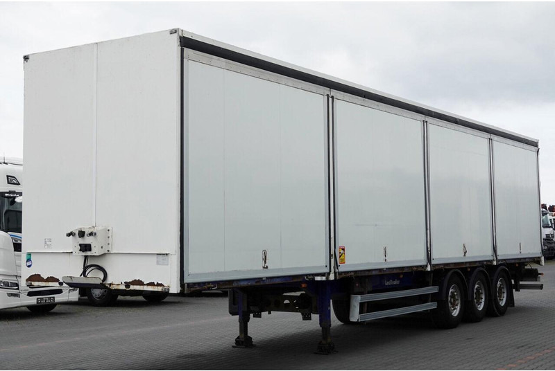 Lecitrailer KONTENER / KOFFER / OTWIERANE BOKI / MOCNA PODŁOGA SZYNA DESKA - Semi-remorque fourgon: photos 3 Lecitrailer KONTENER / KOFFER / OTWIERANE BOKI / MOCNA PODŁOGA SZYNA DESKA - Semi-remorque fourgon: photos 3