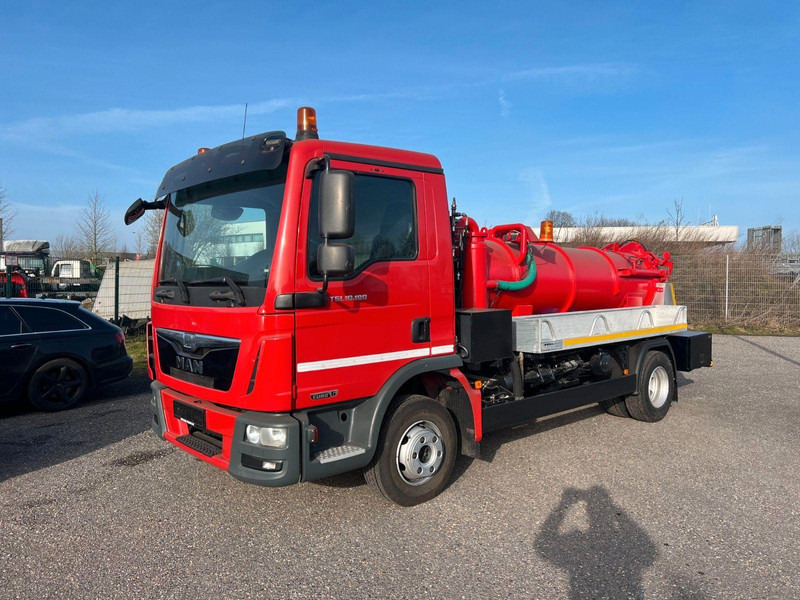 MAN TGL 10.180 Suction & pressure & rinsing truck - Camion hydrocureur: photos 1 MAN TGL 10.180 Suction & pressure & rinsing truck - Camion hydrocureur: photos 1