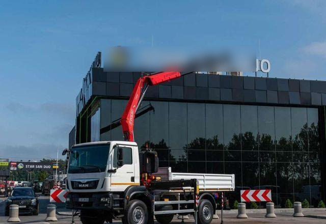 MAN TGM 18.250 4x4 Fassi F215A.0.23 Active HDS Cran - Camion plateau, Camion grue: photos 5 MAN TGM 18.250 4x4 Fassi F215A.0.23 Active HDS Cran - Camion plateau, Camion grue: photos 5