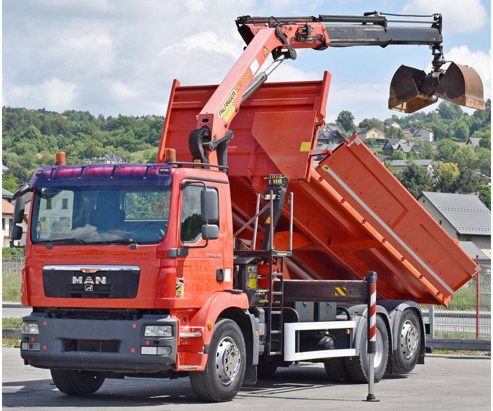MAN TGM 26.340 - Camion benne, Camion grue: photos 3 MAN TGM 26.340 - Camion benne, Camion grue: photos 3