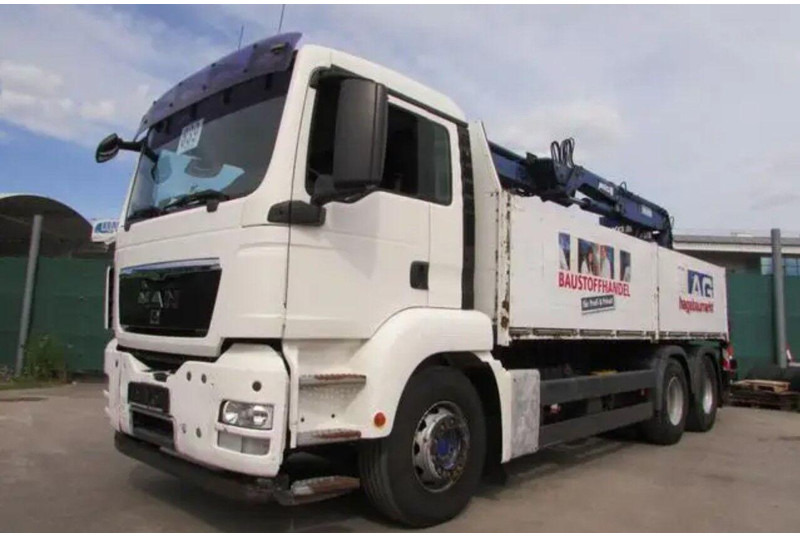 MAN TGS 26.360 - Camion plateau, Camion grue: photos 1 MAN TGS 26.360 - Camion plateau, Camion grue: photos 1