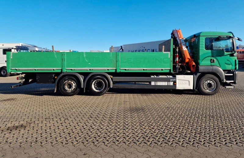 MAN TGS 26.460 6X2 Flatbed + Crane Atlas 172.3E-A4 + RC - Camion plateau, Camion grue: photos 4 MAN TGS 26.460 6X2 Flatbed + Crane Atlas 172.3E-A4 + RC - Camion plateau, Camion grue: photos 4