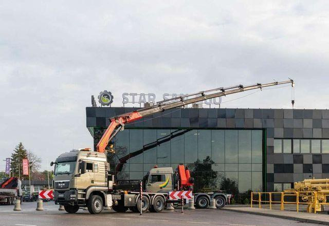 MAN TGS 26.480 6x6 PALFINGER PK 34002 SH Crane Winc - Camion plateau, Camion grue: photos 3 MAN TGS 26.480 6x6 PALFINGER PK 34002 SH Crane Winc - Camion plateau, Camion grue: photos 3