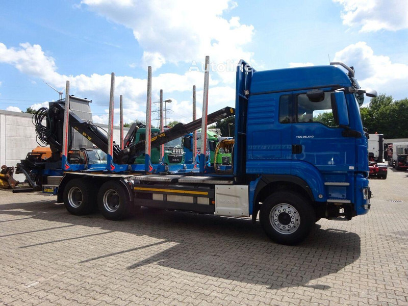 MAN TGS 26.510 - Timber truck+crane - Camion grumier, Camion grue: photos 5 MAN TGS 26.510 - Timber truck+crane - Camion grumier, Camion grue: photos 5