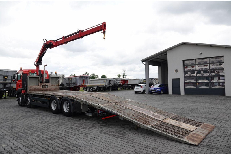 MAN TGS 35.360 / 8x2-4 / LAWETA + HDS HIAB 166 E-2 / OŚ PODNOSZONA / - Remorqueuse: photos 4 MAN TGS 35.360 / 8x2-4 / LAWETA + HDS HIAB 166 E-2 / OŚ PODNOSZONA / - Remorqueuse: photos 4