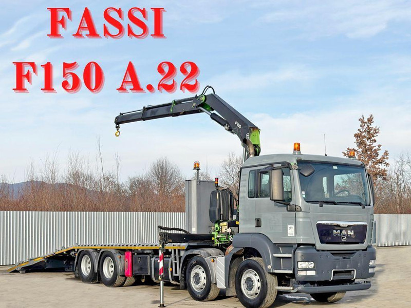 MAN TGS 35.360 * FASSI F150 A.22 + FUNK* TOPZUSTAND - Remorqueuse: photos 1 MAN TGS 35.360 * FASSI F150 A.22 + FUNK* TOPZUSTAND - Remorqueuse: photos 1