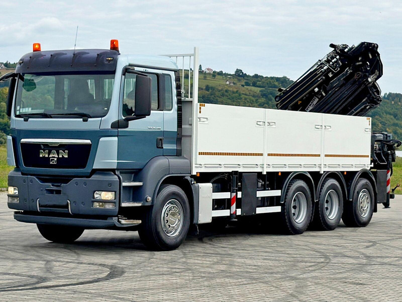 MAN TGS 35.400*HIAB 377 E-5 HIPRO+JIB 70X-3FUNK /8x4 - Camion plateau, Camion grue: photos 3 MAN TGS 35.400*HIAB 377 E-5 HIPRO+JIB 70X-3FUNK /8x4 - Camion plateau, Camion grue: photos 3
