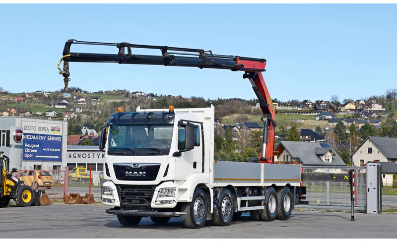 MAN TGS 35.500 - Camion plateau, Camion grue: photos 2 MAN TGS 35.500 - Camion plateau, Camion grue: photos 2