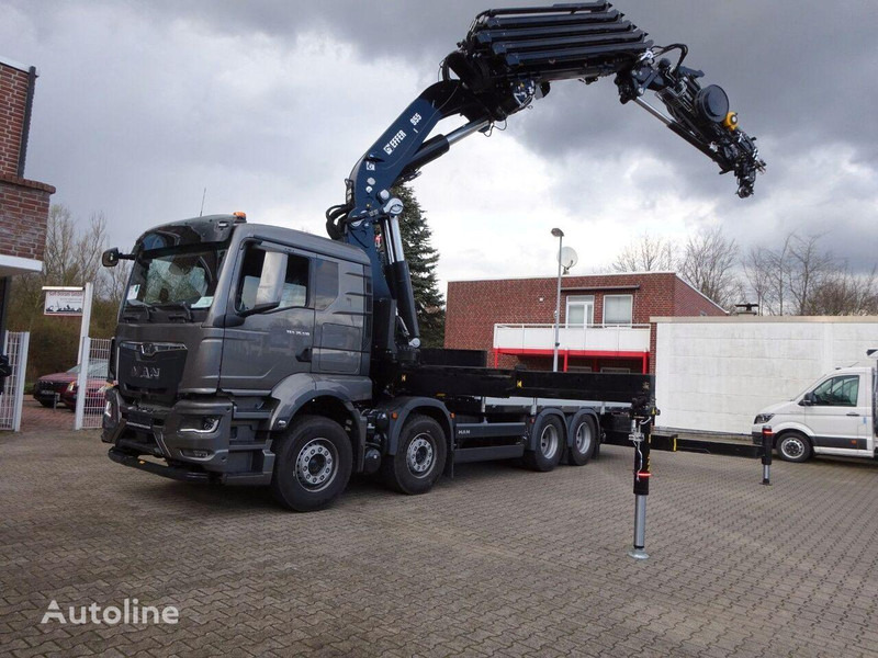 MAN TGS 35.510 - Camion plateau, Camion grue: photos 1 MAN TGS 35.510 - Camion plateau, Camion grue: photos 1