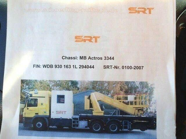 Camion avec nacelle Mercedes-Benz 3344 SRT SCHÖRLING Road Rail Railway Zweiweg: photos 17