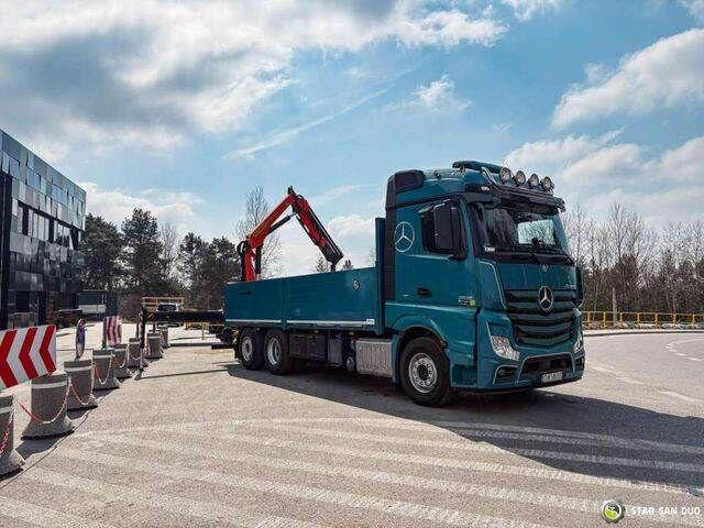 Mercedes-Benz ACTROS 2545 6x2 Palfinger PK 16001 HDS Crane - Camion plateau, Camion grue: photos 3 Mercedes-Benz ACTROS 2545 6x2 Palfinger PK 16001 HDS Crane - Camion plateau, Camion grue: photos 3