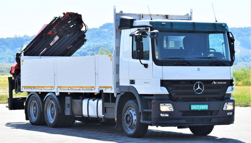 Mercedes-Benz ACTROS 2641 - Camion plateau, Camion grue: photos 3 Mercedes-Benz ACTROS 2641 - Camion plateau, Camion grue: photos 3