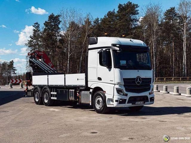 Mercedes-Benz ACTROS 3351 NEW 6x4 Fassi F485 Crane - Camion plateau, Camion grue: photos 4 Mercedes-Benz ACTROS 3351 NEW 6x4 Fassi F485 Crane - Camion plateau, Camion grue: photos 4