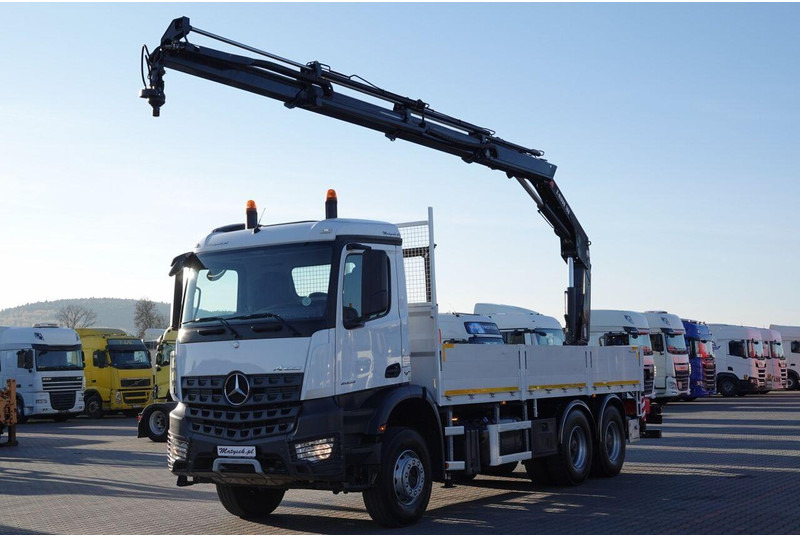 Mercedes-Benz AROCS 2633 / 6x4 / SKRZYNIOWY - 6,5 M / HDS HIAB 188 b-3 wysów: - Camion plateau, Camion grue: photos 1 Mercedes-Benz AROCS 2633 / 6x4 / SKRZYNIOWY - 6,5 M / HDS HIAB 188 b-3 wysów: - Camion plateau, Camion grue: photos 1