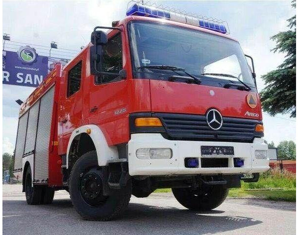 Mercedes-Benz ATEGO 1225 Firebrigade Feuerwehr - Camion de pompier: photos 1 Mercedes-Benz ATEGO 1225 Firebrigade Feuerwehr - Camion de pompier: photos 1