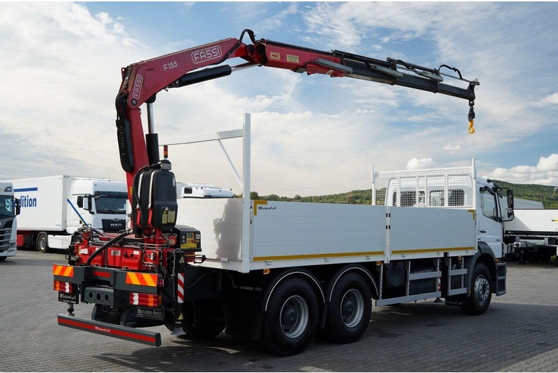 Mercedes-Benz / AXOR 2633 / 6X4 / SKRZYNIOWY - 6,55 M / MOCNA PODŁOGA / HDS FA - Camion plateau, Camion grue: photos 5 Mercedes-Benz / AXOR 2633 / 6X4 / SKRZYNIOWY - 6,55 M / MOCNA PODŁOGA / HDS FA - Camion plateau, Camion grue: photos 5