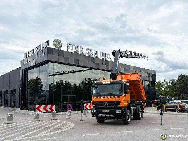 Mercedes-Benz Actros 1841 AK 4x4 Hiab 288E-7 Crane Kipper - Camion benne, Camion grue: photos 2 Mercedes-Benz Actros 1841 AK 4x4 Hiab 288E-7 Crane Kipper - Camion benne, Camion grue: photos 2