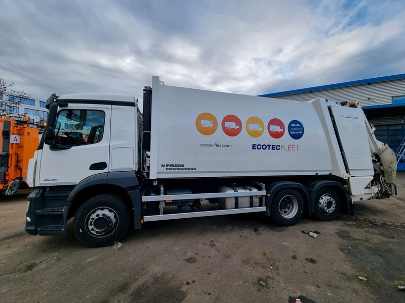 Mercedes-Benz Actros 2536 6x2 Faun Powerpress 524 Garbage truck - Benne à ordures ménagères: photos 4 Mercedes-Benz Actros 2536 6x2 Faun Powerpress 524 Garbage truck - Benne à ordures ménagères: photos 4