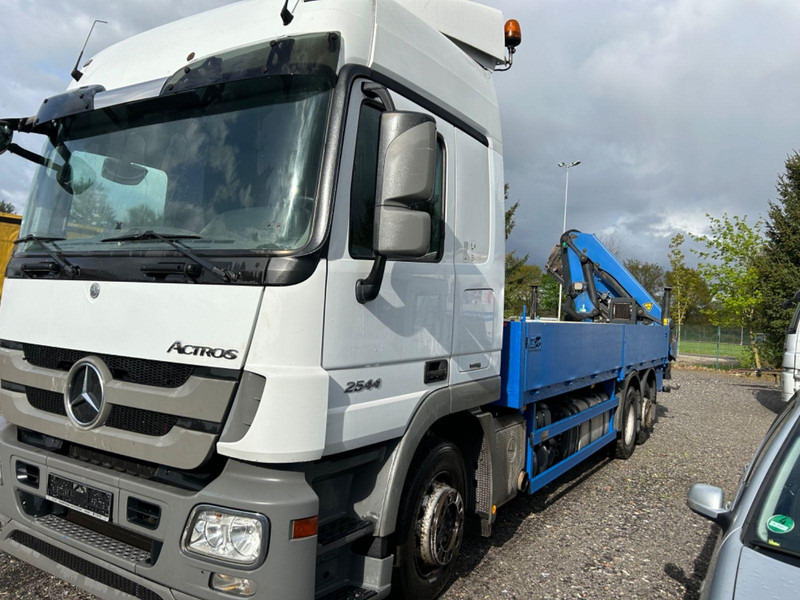 Mercedes-Benz Actros 2544 Glastransporter mit Palfinger Kran - Camion plateau, Camion grue: photos 2 Mercedes-Benz Actros 2544 Glastransporter mit Palfinger Kran - Camion plateau, Camion grue: photos 2