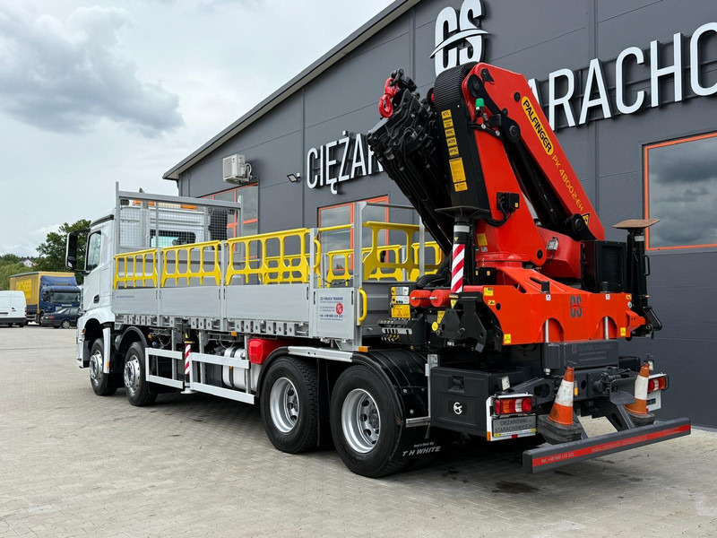 Mercedes-Benz Arocs Actros 3236 // E6 // 8x4 // Palfinger PK4800 - Camion plateau, Camion grue: photos 3 Mercedes-Benz Arocs Actros 3236 // E6 // 8x4 // Palfinger PK4800 - Camion plateau, Camion grue: photos 3