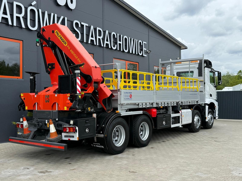 Mercedes-Benz Arocs Actros 3236 // E6 // 8x4 // Palfinger PK4800 - Camion plateau, Camion grue: photos 4 Mercedes-Benz Arocs Actros 3236 // E6 // 8x4 // Palfinger PK4800 - Camion plateau, Camion grue: photos 4