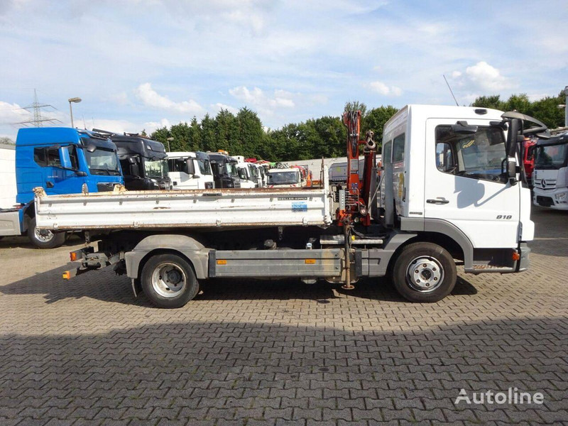 Mercedes-Benz Atego 818 - 3 way tipper+crane - Camion benne, Camion grue: photos 4 Mercedes-Benz Atego 818 - 3 way tipper+crane - Camion benne, Camion grue: photos 4