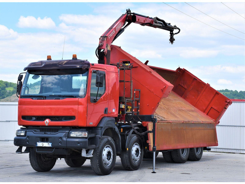Renault KERAX 420 DCI Kipper 6,30m+FASSI F95AXS.21+FUNK - Camion benne, Camion grue: photos 3 Renault KERAX 420 DCI Kipper 6,30m+FASSI F95AXS.21+FUNK - Camion benne, Camion grue: photos 3
