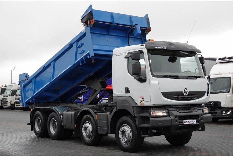 Renault KERAX 430 / 8x4 / WYWROTKA / HYDROBURTA / HYDROKLAPA / BORDMATIC - Camion benne: photos 4 Renault KERAX 430 / 8x4 / WYWROTKA / HYDROBURTA / HYDROKLAPA / BORDMATIC - Camion benne: photos 4